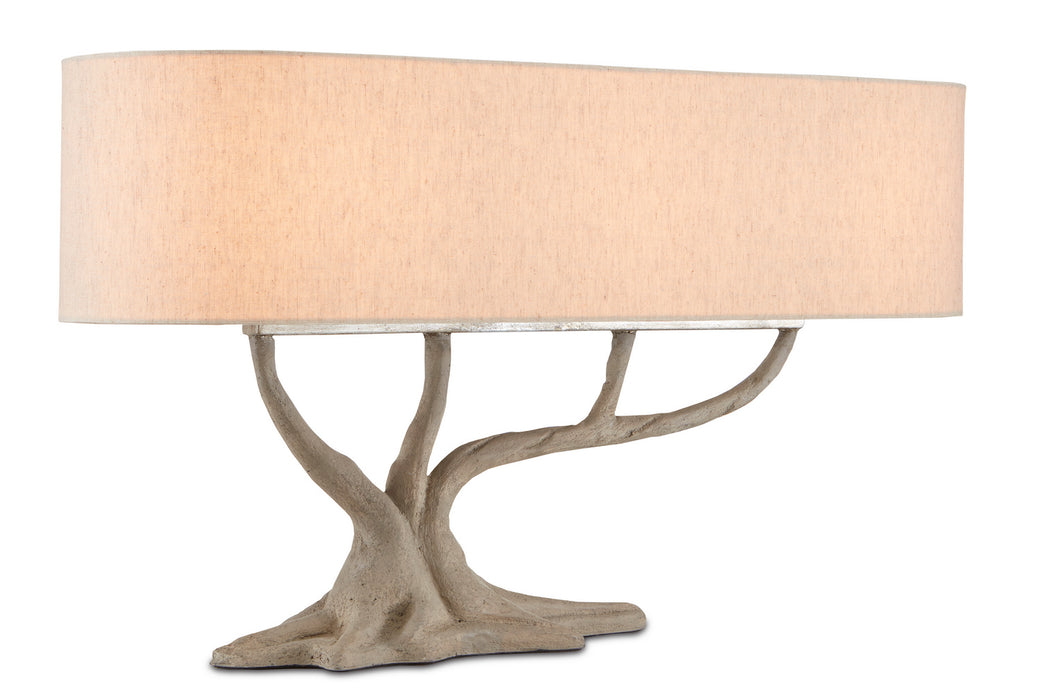 Currey and Company 6000-0755 Three Light Table Lamp, Concrete