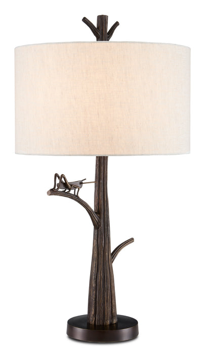 Currey and Company 6000-0774 One Light Table Lamp, Bronze