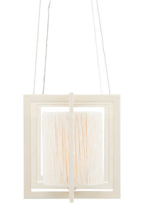 Currey and Company 9000-0838 Three Light Chandelier, White