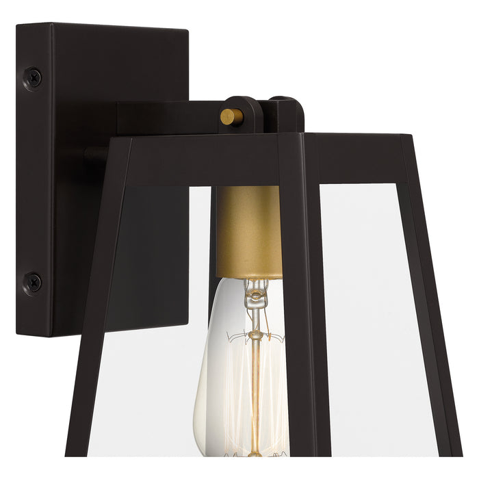 Quoizel AMBL8405WT One Light Outdoor Wall Mount, Western Bronze