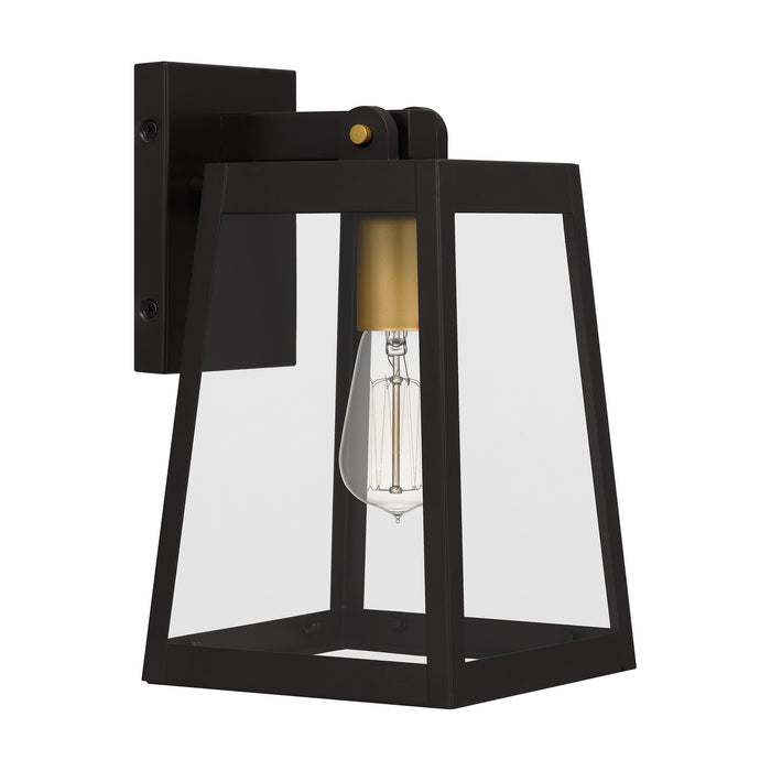 Quoizel AMBL8407WT One Light Outdoor Wall Mount, Western Bronze
