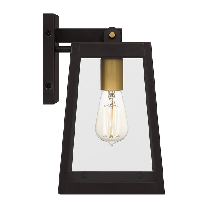 Quoizel AMBL8407WT One Light Outdoor Wall Mount, Western Bronze