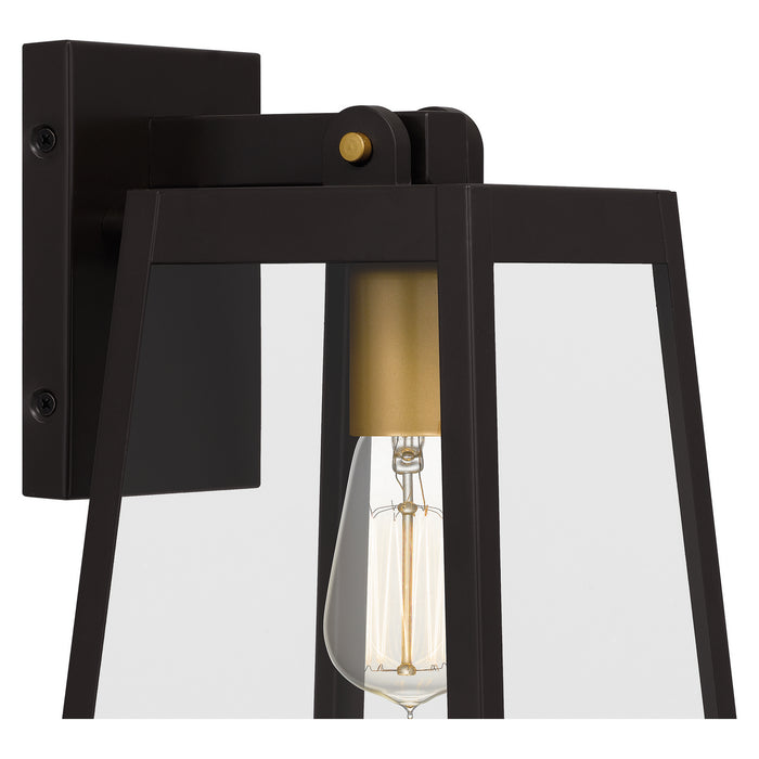Quoizel AMBL8407WT One Light Outdoor Wall Mount, Western Bronze