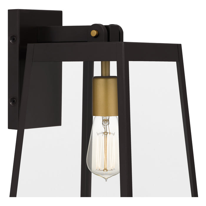 Quoizel AMBL8408WT One Light Outdoor Wall Mount, Western Bronze