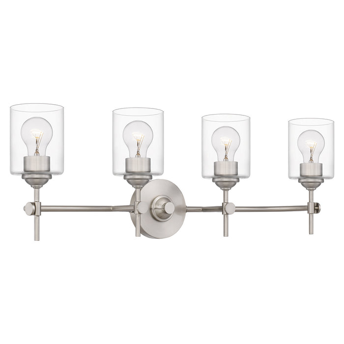 Quoizel ARI8631BN Four Light Bath, Brushed Nickel