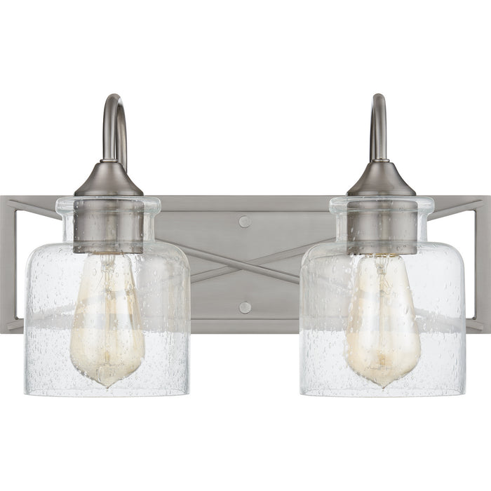Quoizel BART8616BN Two Light Bath, Brushed Nickel