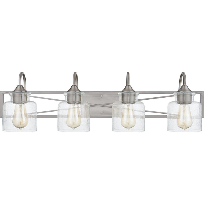 Quoizel BART8632BN Four Light Bath, Brushed Nickel