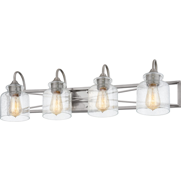 Quoizel BART8632BN Four Light Bath, Brushed Nickel