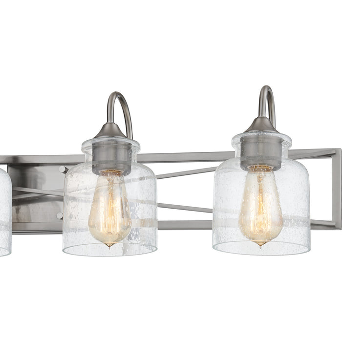 Quoizel BART8632BN Four Light Bath, Brushed Nickel