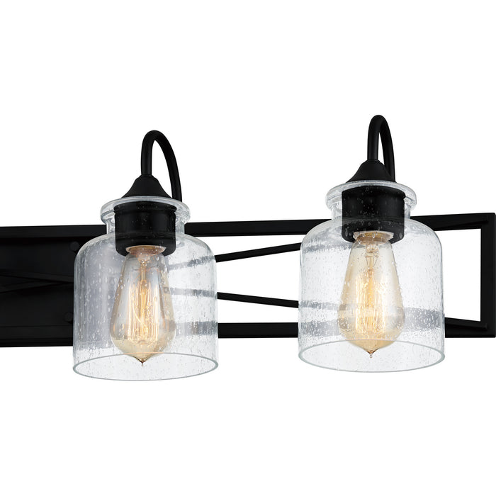 Quoizel BART8632MBK Four Light Bath, Matte Black
