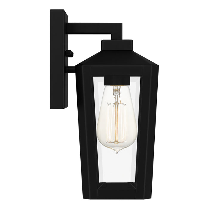Quoizel BLOM8405MBK One Light Outdoor Wall Mount, Matte Black