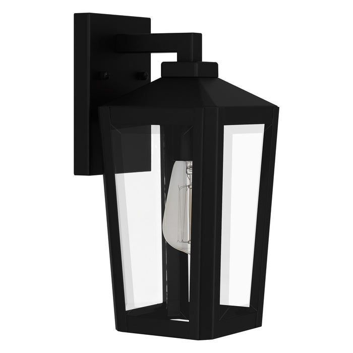 Quoizel BLOM8406MBK One Light Outdoor Wall Mount, Matte Black