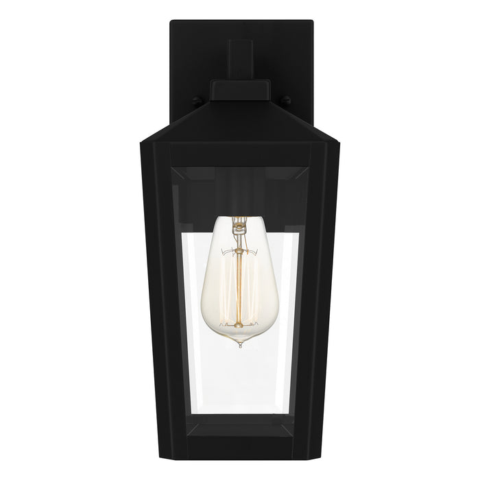 Quoizel BLOM8406MBK One Light Outdoor Wall Mount, Matte Black