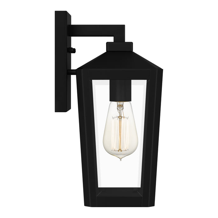 Quoizel BLOM8406MBK One Light Outdoor Wall Mount, Matte Black