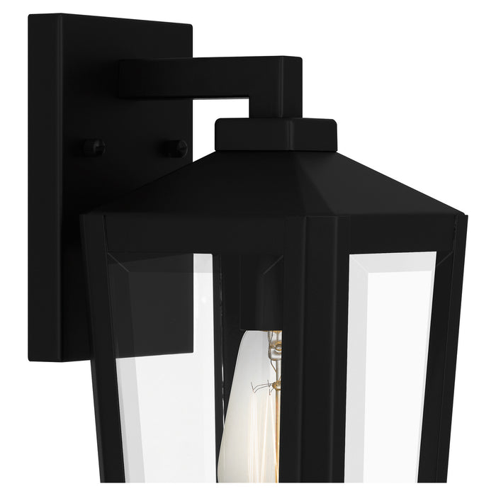 Quoizel BLOM8406MBK One Light Outdoor Wall Mount, Matte Black