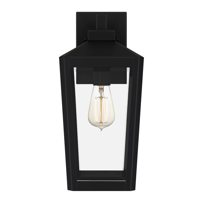 Quoizel BLOM8407MBK One Light Outdoor Wall Mount, Matte Black