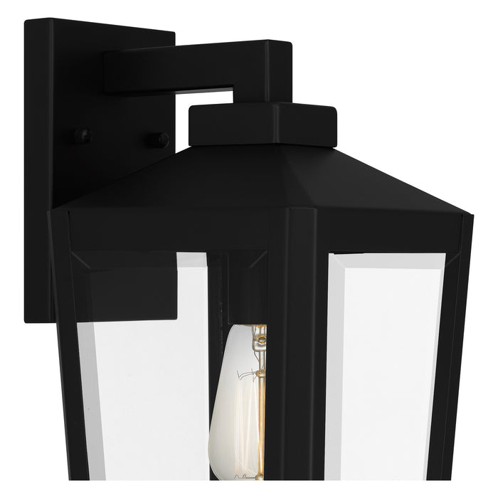 Quoizel BLOM8407MBK One Light Outdoor Wall Mount, Matte Black
