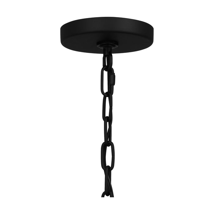 Quoizel BRAM1907MBK One Light Outdoor Hanging Lantern, Matte Black