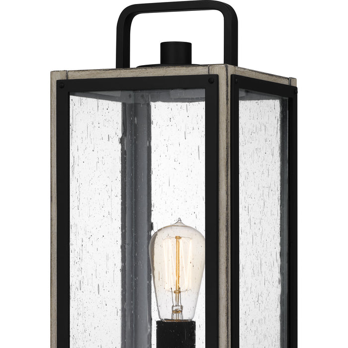 Quoizel BRAM9007MBK One Light Outdoor Post Mount, Matte Black