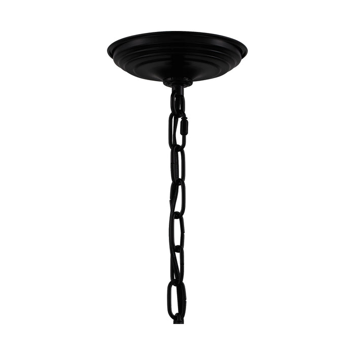 Quoizel BURD1916AC Two Light Outdoor Hanging Lantern, Aged Copper