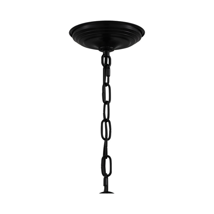 Quoizel BURD2818AC Three Light Pendant, Aged Copper