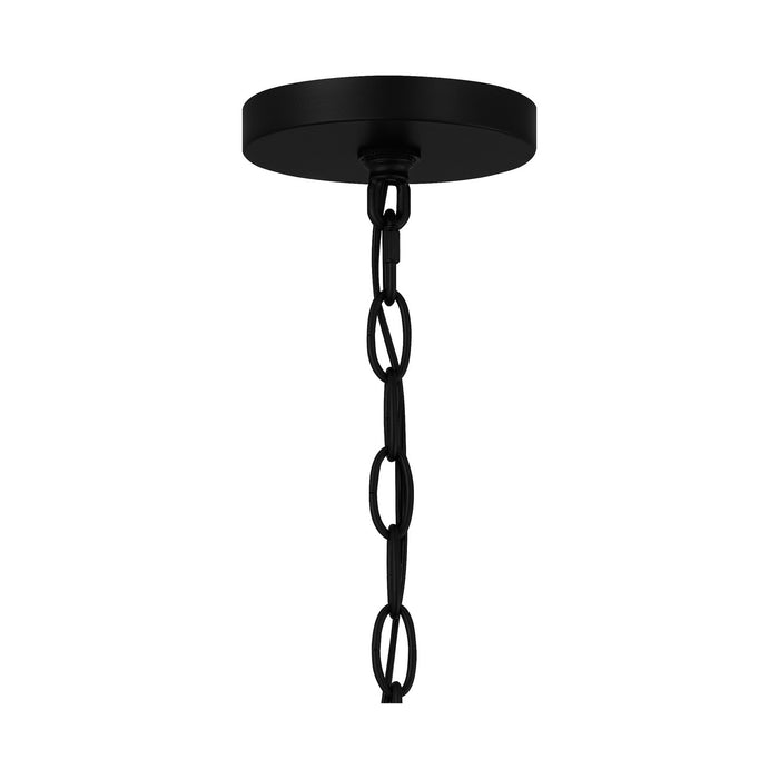 Quoizel DEV1910MBK One Light Outdoor Hanging Lantern, Matte Black