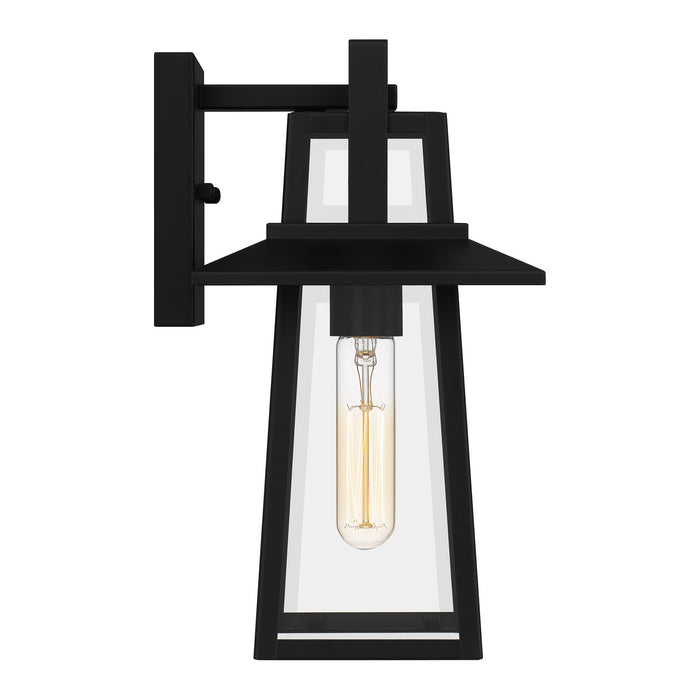 Quoizel DEV8407MBK One Light Outdoor Wall Mount, Matte Black