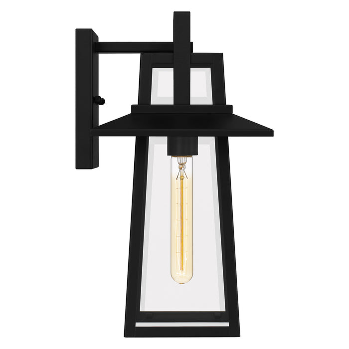 Quoizel DEV8408MBK One Light Outdoor Wall Mount, Matte Black