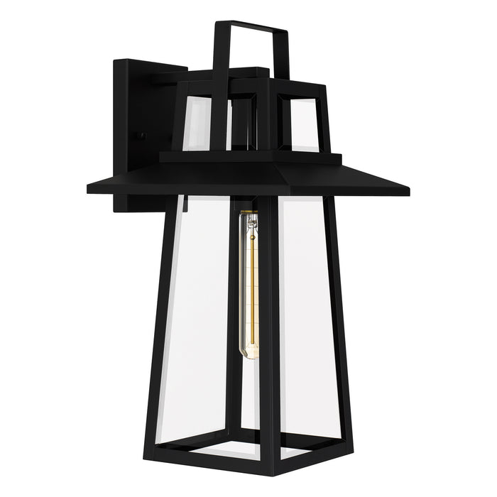 Quoizel DEV8410MBK One Light Outdoor Wall Mount, Matte Black