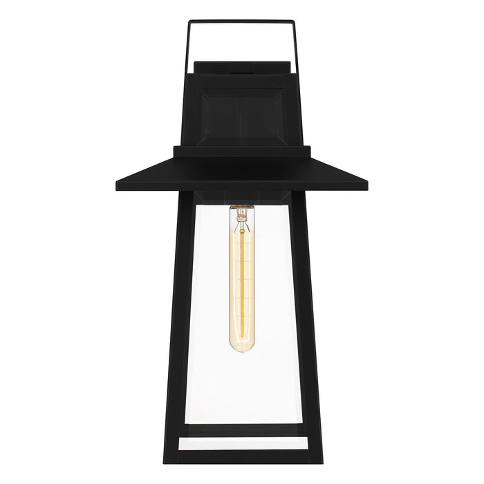 Quoizel DEV8410MBK One Light Outdoor Wall Mount, Matte Black