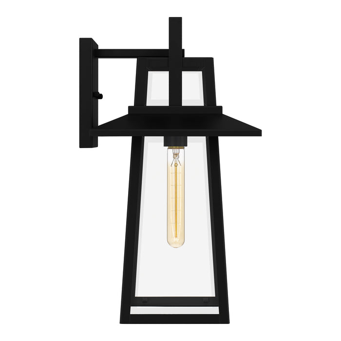 Quoizel DEV8410MBK One Light Outdoor Wall Mount, Matte Black
