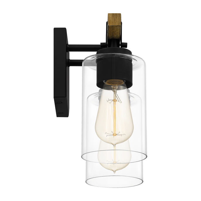Quoizel DEVN8616MBK Two Light Bath, Matte Black