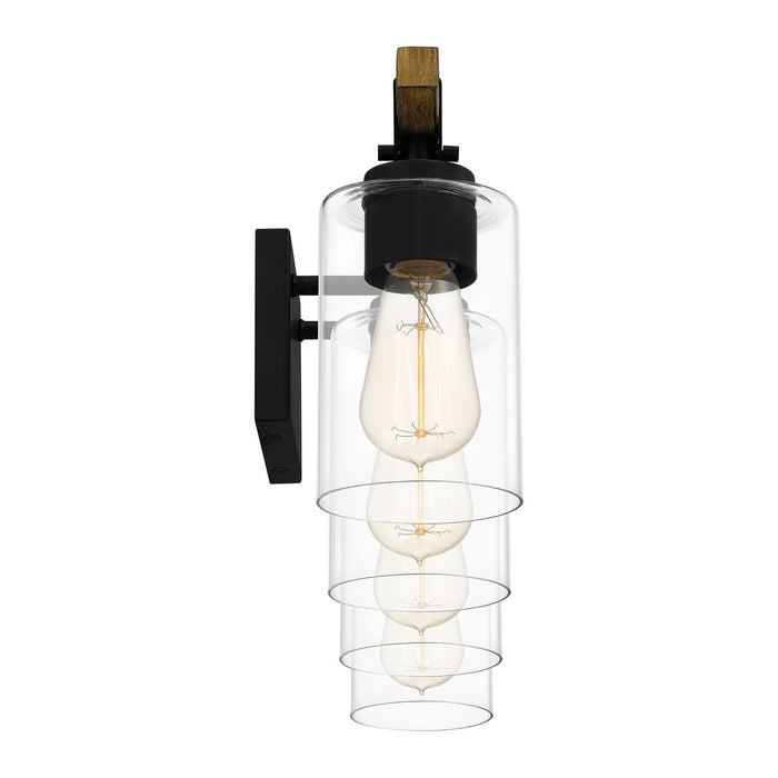 Quoizel DEVN8632MBK Four Light Bath, Matte Black