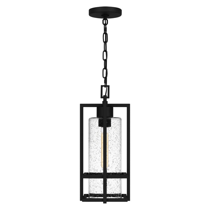 Quoizel DMN1907EK One Light Outdoor Hanging Lantern, Earth Black
