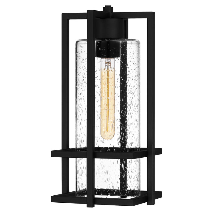 Quoizel DMN1907EK One Light Outdoor Hanging Lantern, Earth Black