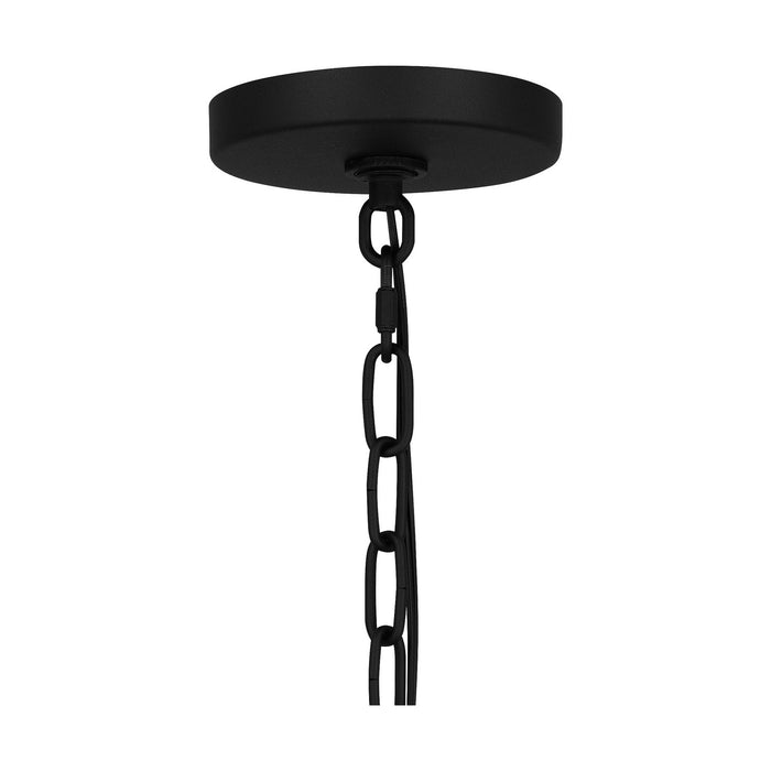 Quoizel DMN1907EK One Light Outdoor Hanging Lantern, Earth Black