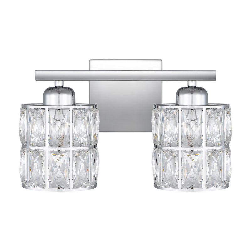 Quoizel GIB8613C Two Light Bath, Polished Chrome