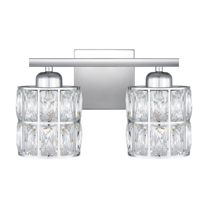 Quoizel GIB8613C Two Light Bath, Polished Chrome