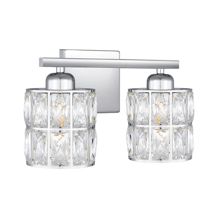 Quoizel GIB8613C Two Light Bath, Polished Chrome