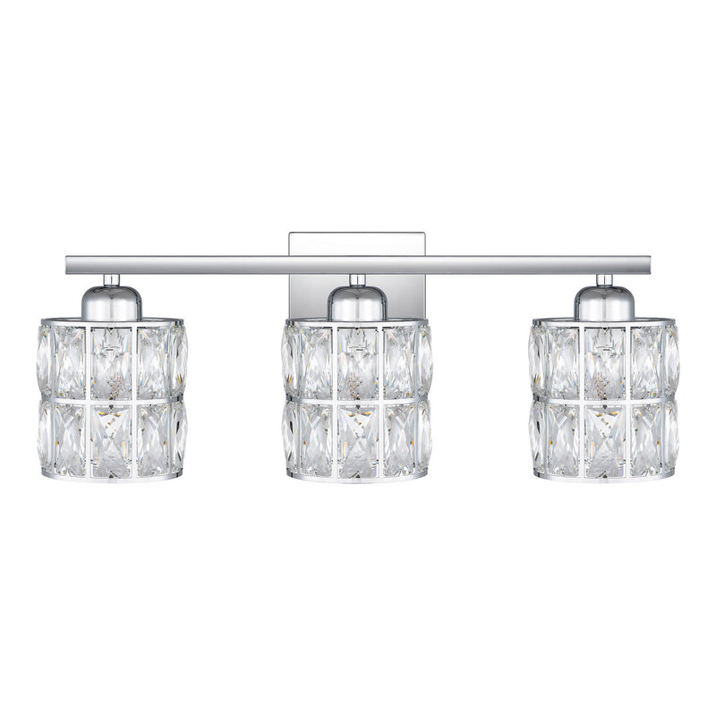 Quoizel GIB8622C Three Light Bath, Polished Chrome