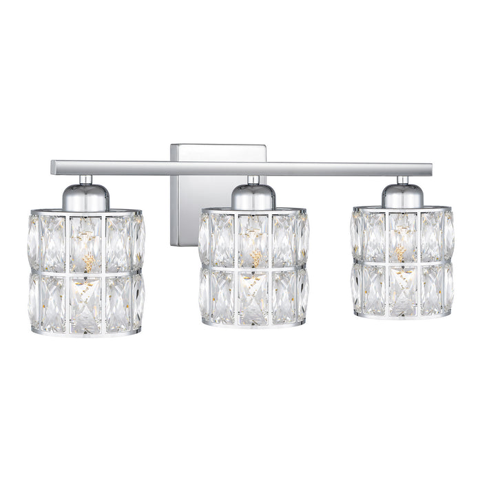 Quoizel GIB8622C Three Light Bath, Polished Chrome