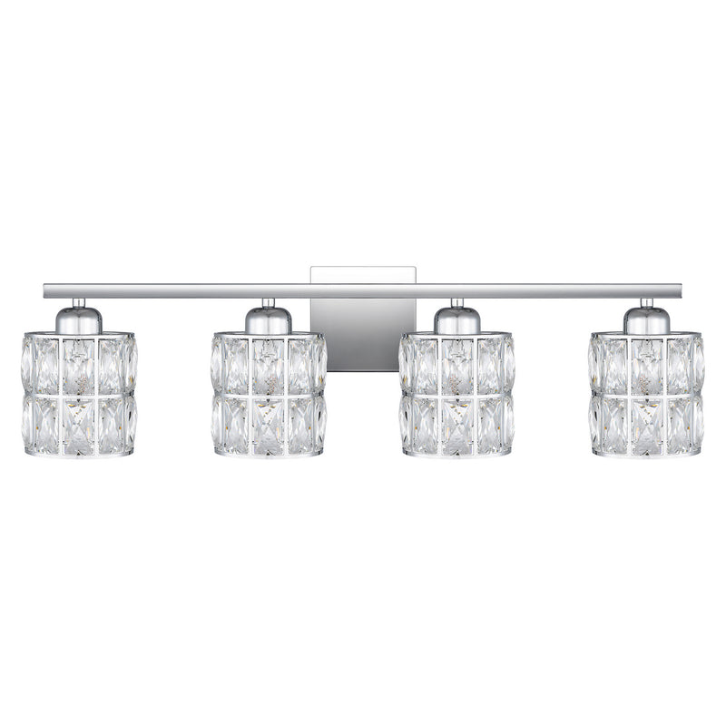Quoizel GIB8630C Four Light Bath, Polished Chrome