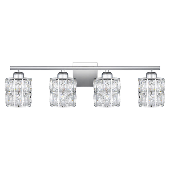 Quoizel GIB8630C Four Light Bath, Polished Chrome
