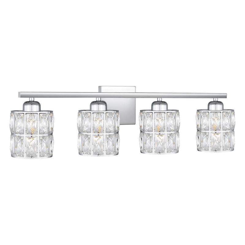 Quoizel GIB8630C Four Light Bath, Polished Chrome