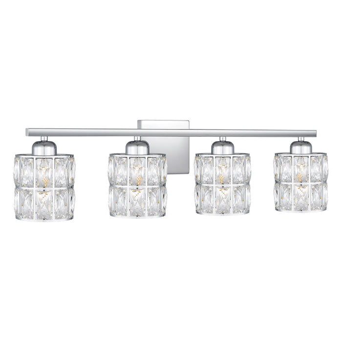 Quoizel GIB8630C Four Light Bath, Polished Chrome