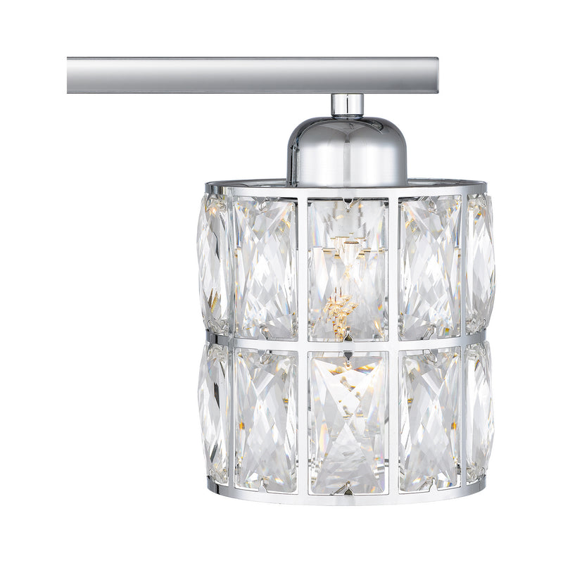 Quoizel GIB8630C Four Light Bath, Polished Chrome