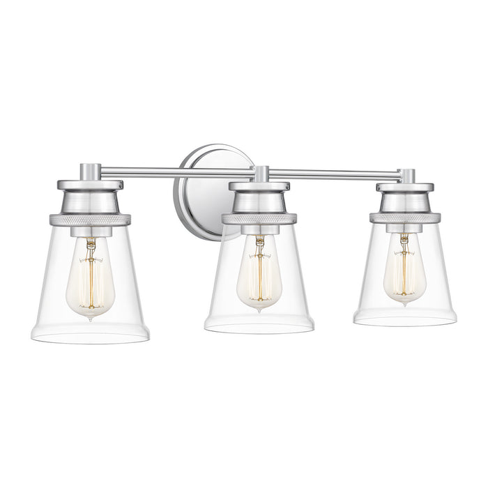 Quoizel HAV8624C Three Light Bath, Polished Chrome