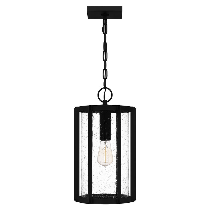 Quoizel HAZ1509EK One Light Mini Pendant, Earth Black