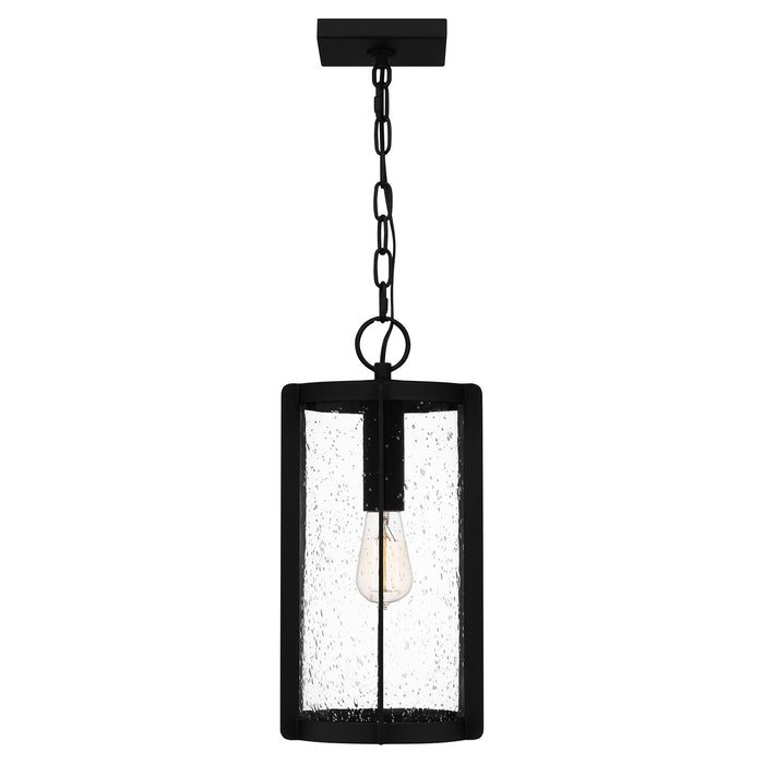Quoizel HAZ1509EK One Light Mini Pendant, Earth Black