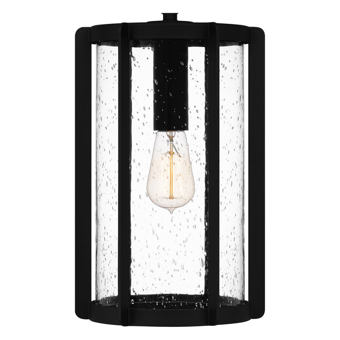 Quoizel HAZ1509EK One Light Mini Pendant, Earth Black